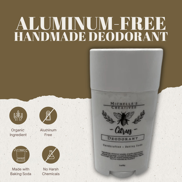Handmade Aluminum Free Deodorant - Picture 3 of 5